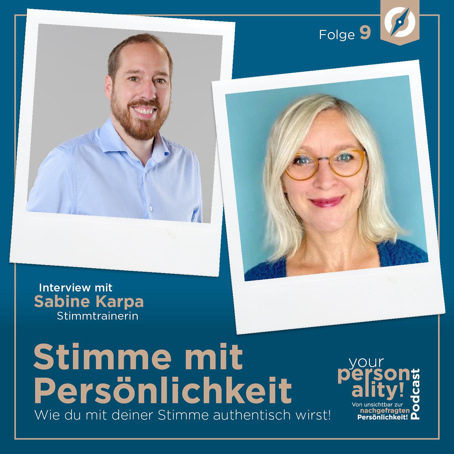 #9: Deine Stimme mit Persönlichkeit (Interview mit Sabine Karpa) episode artwork