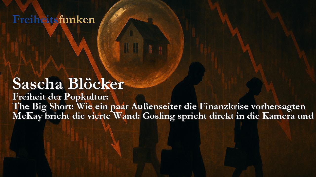 Sascha Blöcker: The Big Short: Wie ein paar Außenseiter die Finanzkrise vorhersagten (Kolumne der Woche)