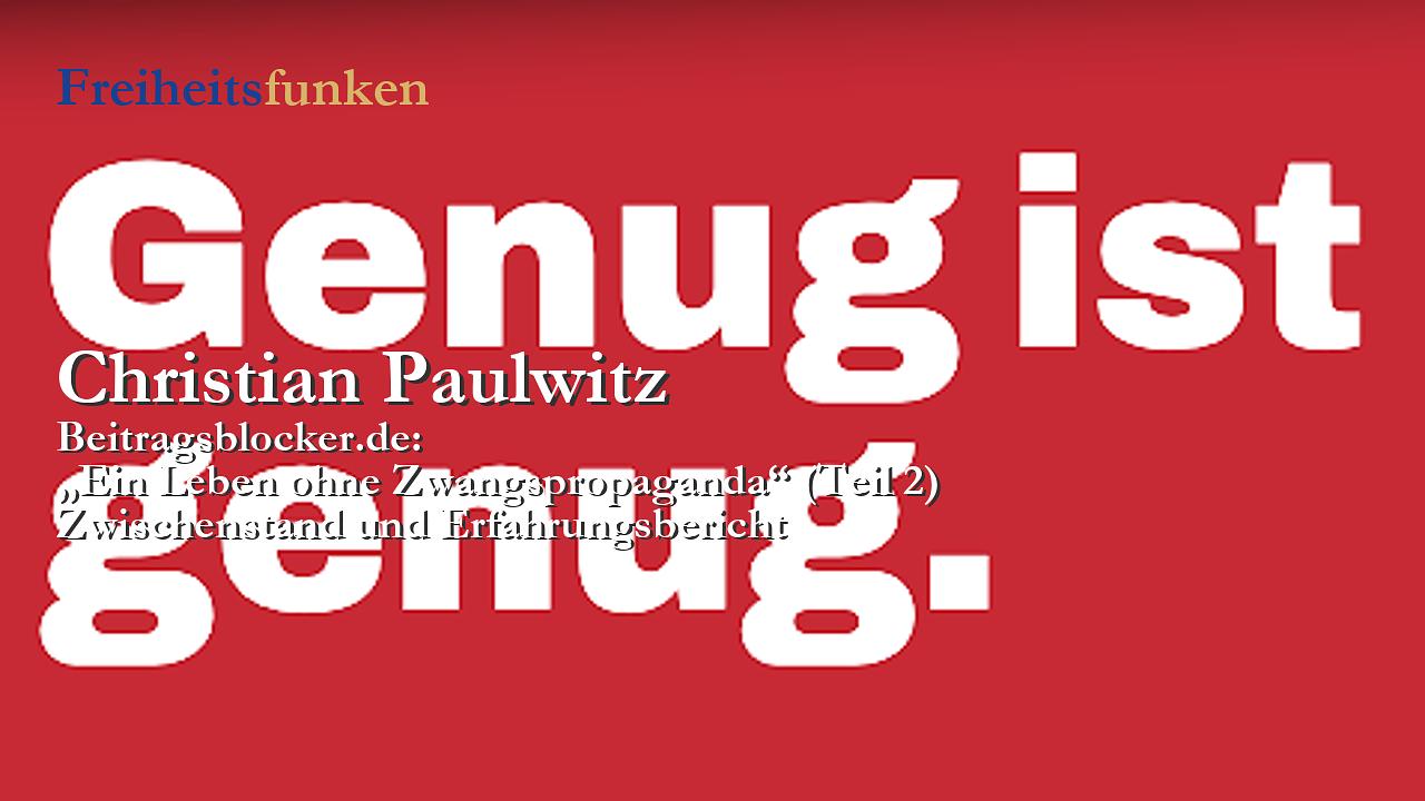 Kolumne der Woche (Freiheitsfunken)