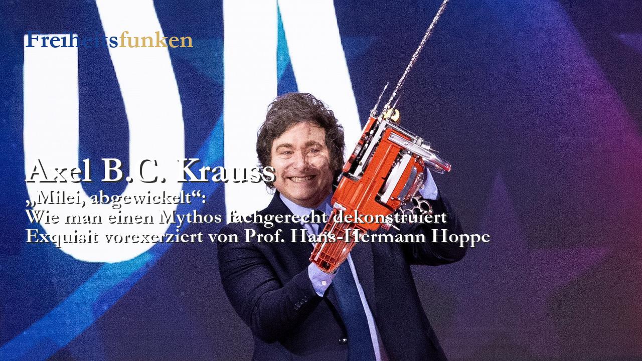 Axel B.C. Krauss: Wie man einen Mythos fachgerecht dekonstruiert (Kolumne der Woche)