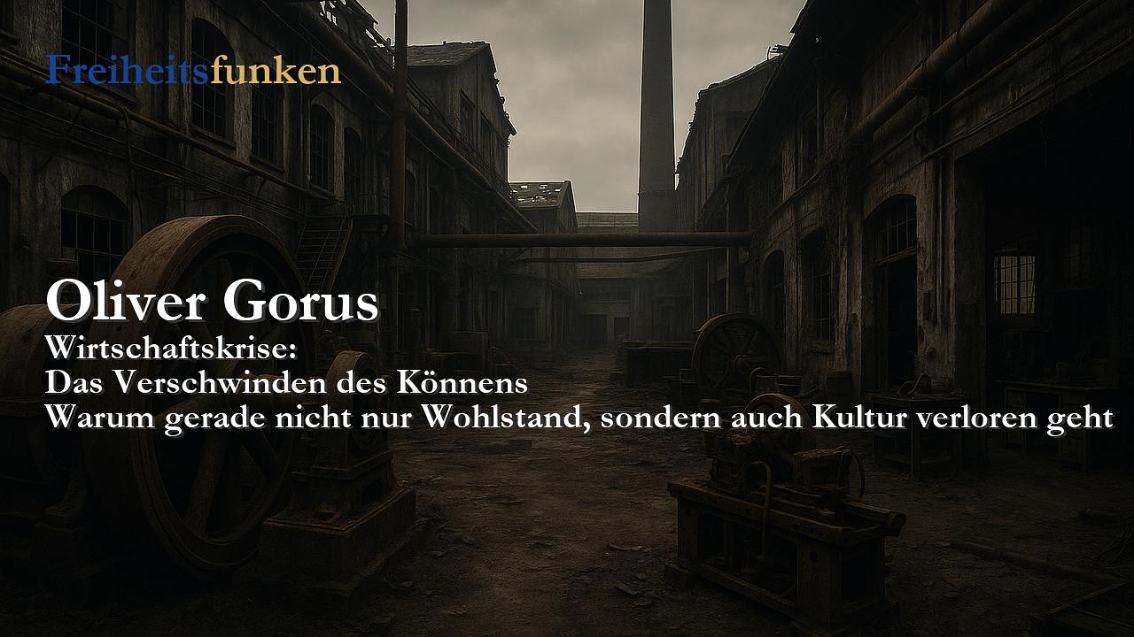 Oliver Gorus: Das Verschwinden des Könnens (Kolumne der Woche)