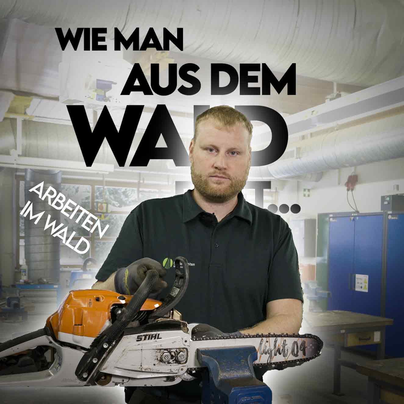 Wie man aus dem Wald ruft...