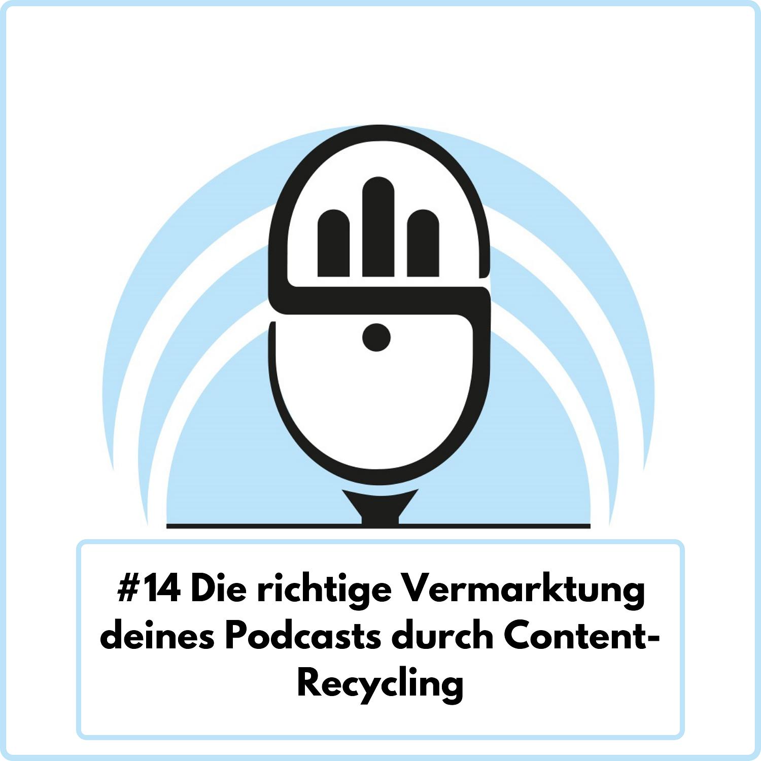 Die richtige Vermarktung deines Podcasts durch Content-Recycling (Ep. 14) episode artwork