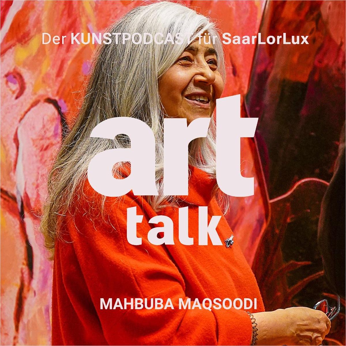 art talk - Mahbuba Maqsoodi episode artwork