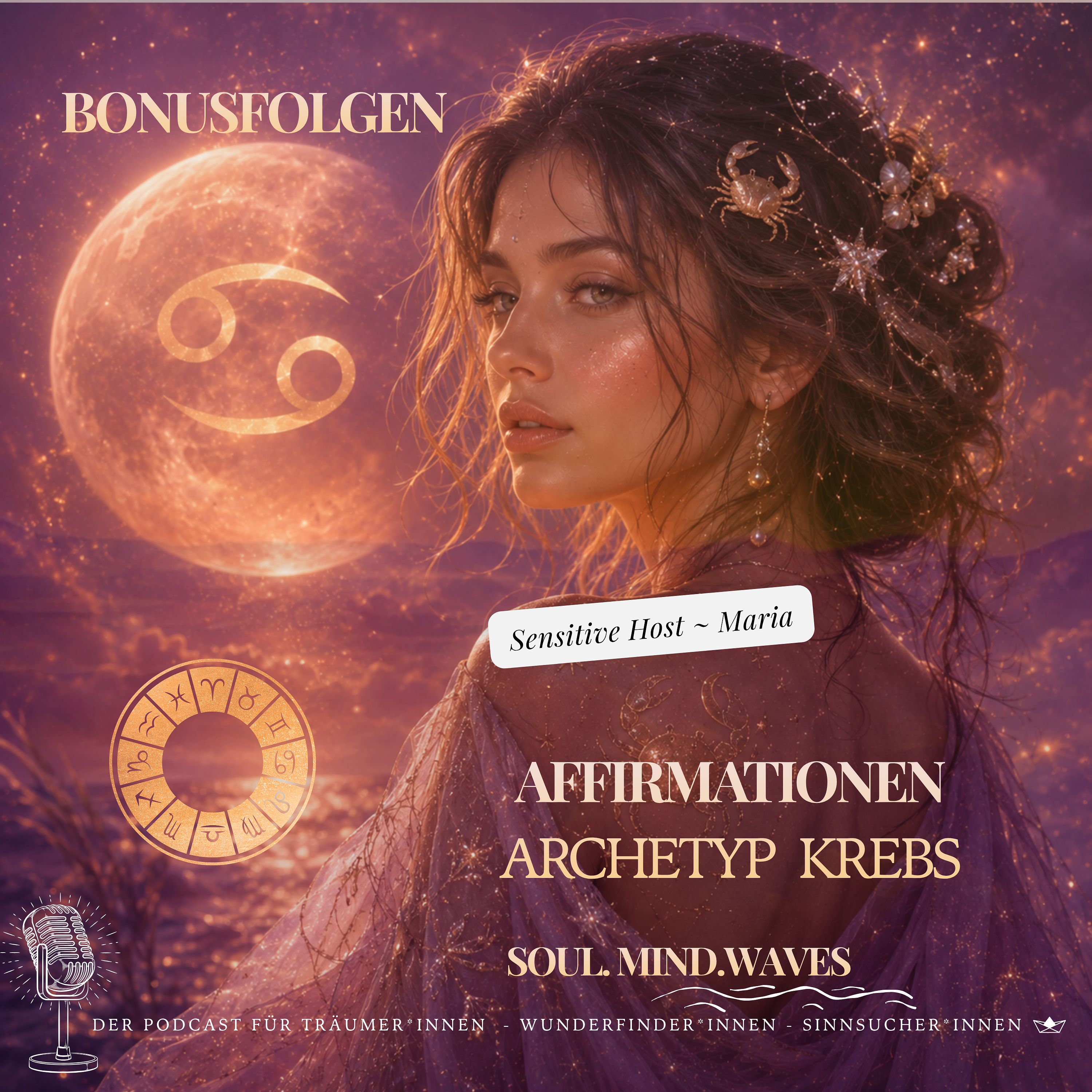 ♋ Die Energie des Krebses -🌊30 Affirmationen für deinen Archetypen🌕 episode artwork