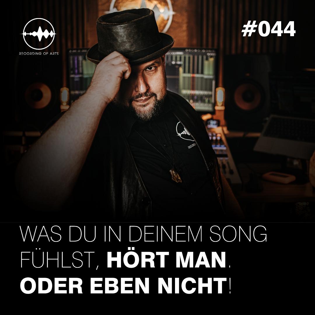 Was du in deinem song fühlst, hört man. Oder eben nicht!