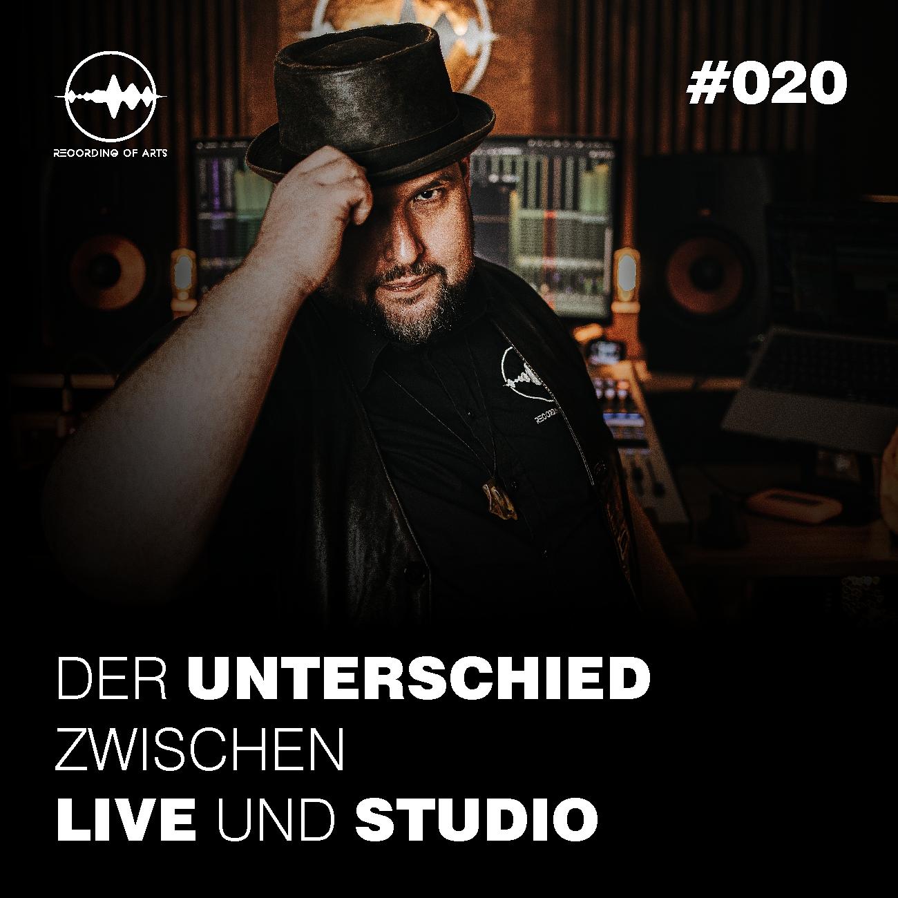 Der Unterschied zwischen Live und Studio