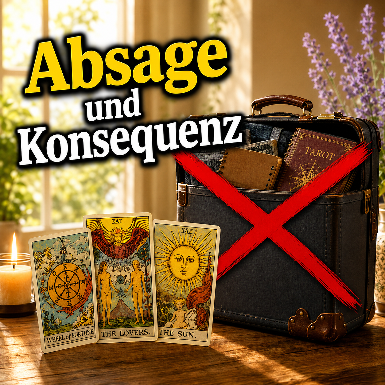 Absage und ihre Bedeutung: Was zeigt das Tarot zur geplatzten Reise? episode artwork