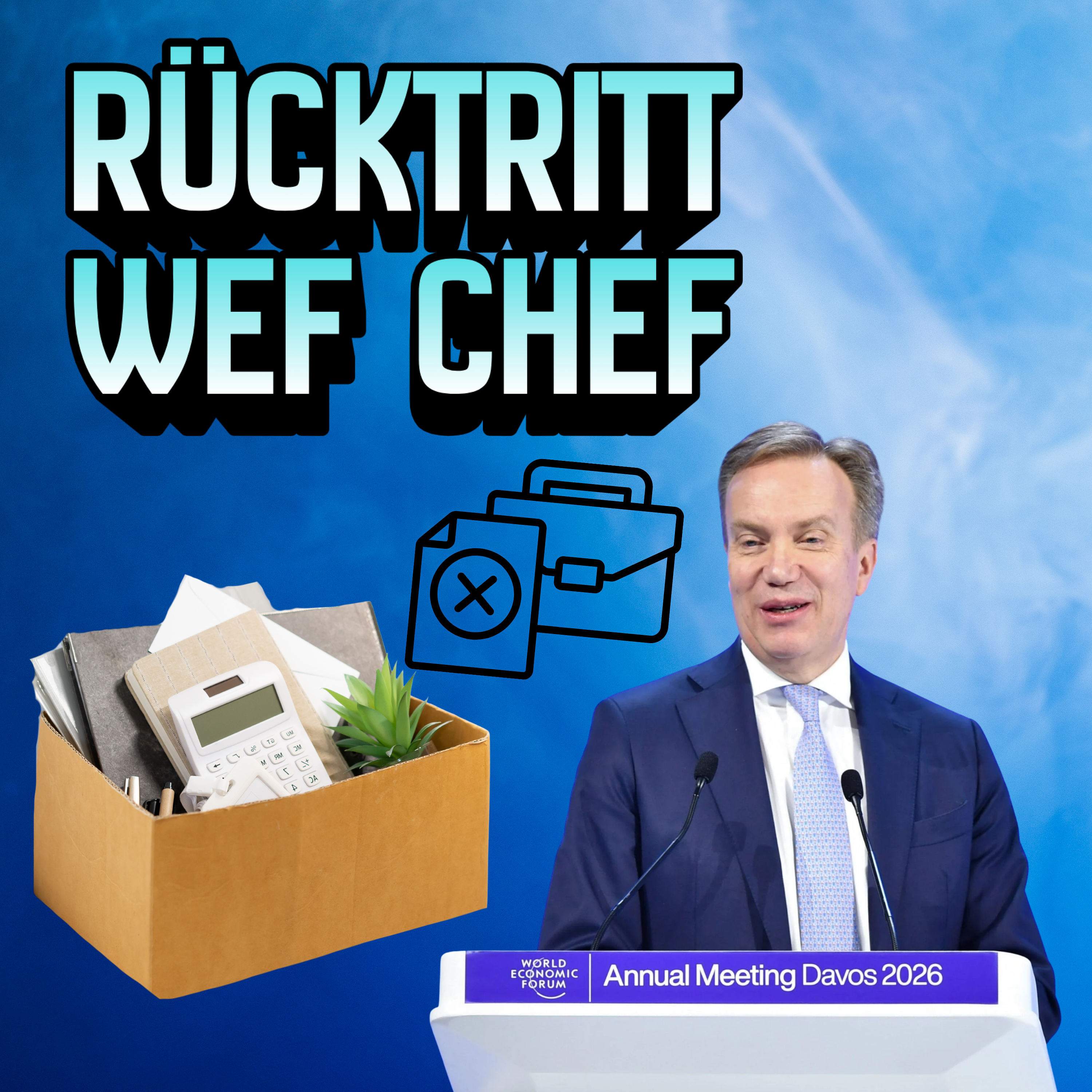 WEF-Chef tritt zurück: Was steckt hinter diesem Schritt?