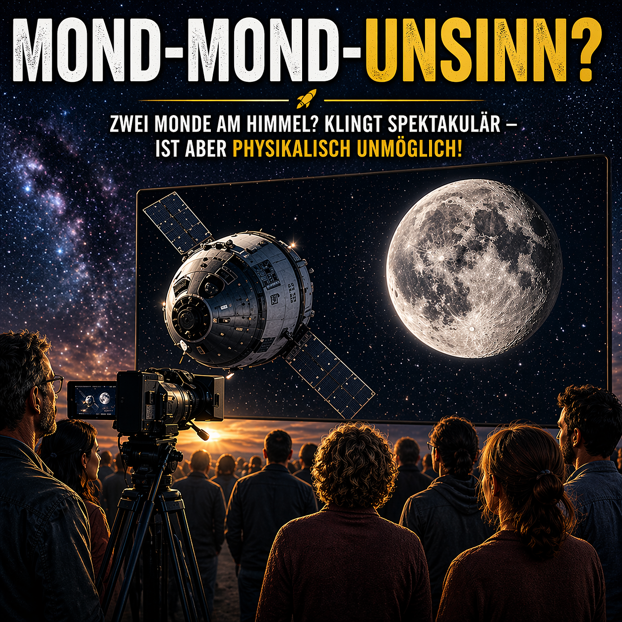 Der Mann im Mond – Mythos oder nur ein Aprilscherz?