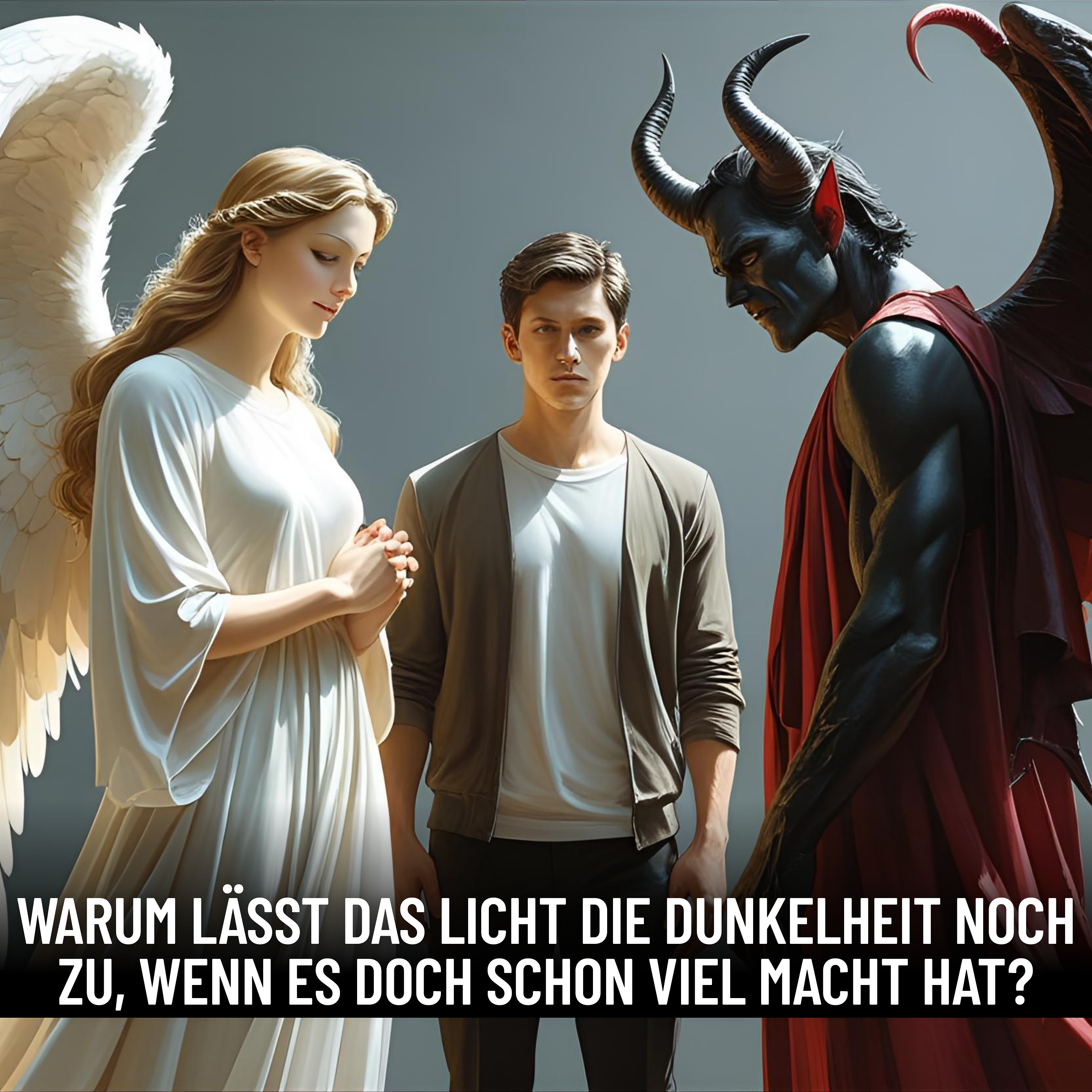 Warum lässt das Licht die Dunkelheit noch zu, wenn es doch schon viel Macht hat?