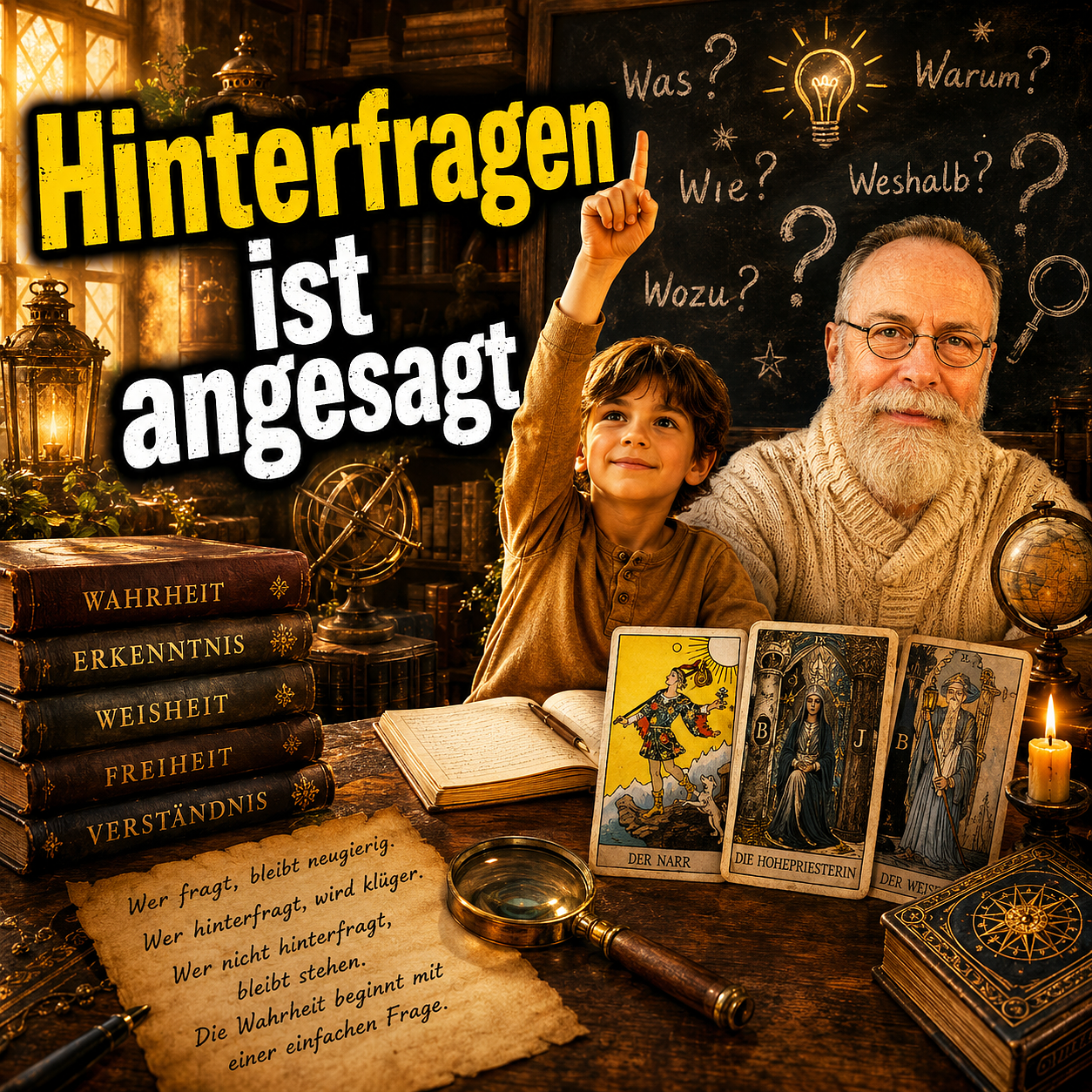 Warum Hinterfragen unser Leben bereichert – Die Karten geben Impulse episode artwork