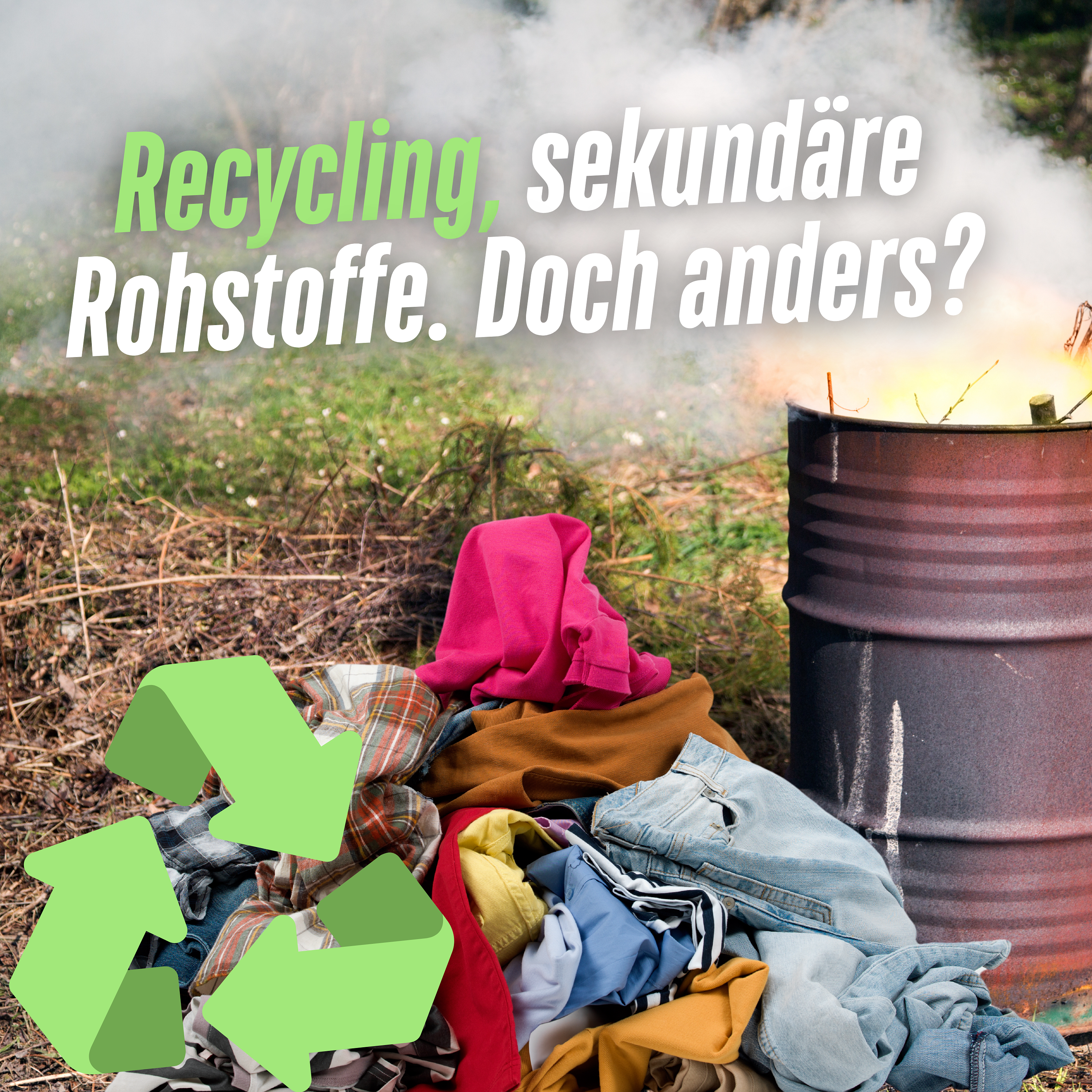 Recycling alte Kleider? Doch anders?