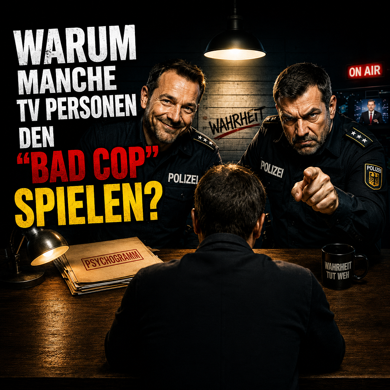 Warum gibt es den „bad cop“? Das Psychologie-Spiel bei TV-Interviews erklärt episode artwork