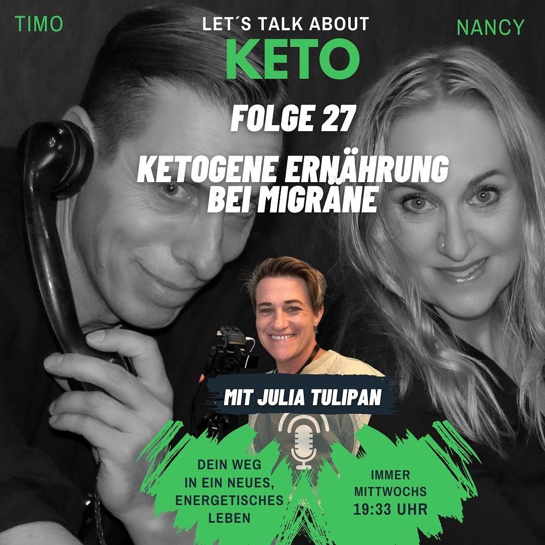 #027 lets talk about Keto -  ketogene Ernährung bei Migräne - Expertengespräch mit Julia Tulipan episode artwork