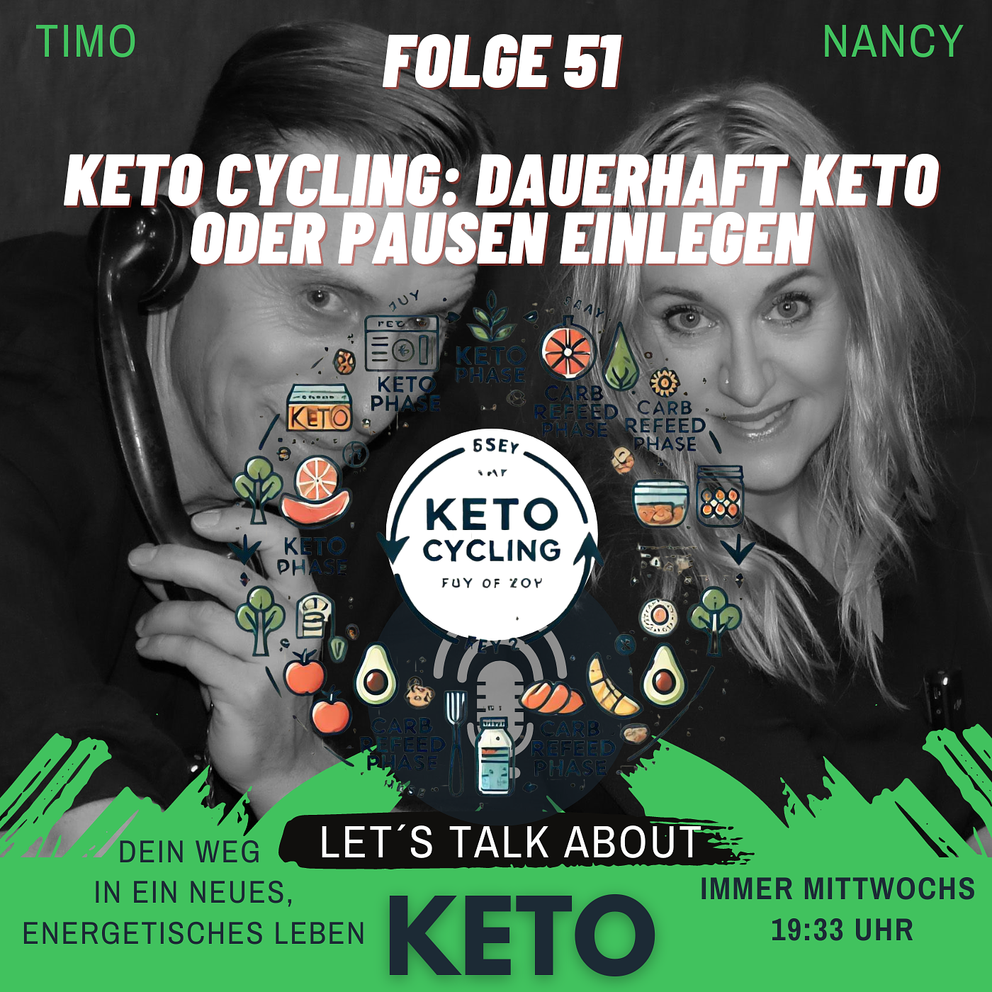 #051 lets talk about Keto - Keto Cycling: Dauerhaft Keto oder Pausen Einlegen episode artwork