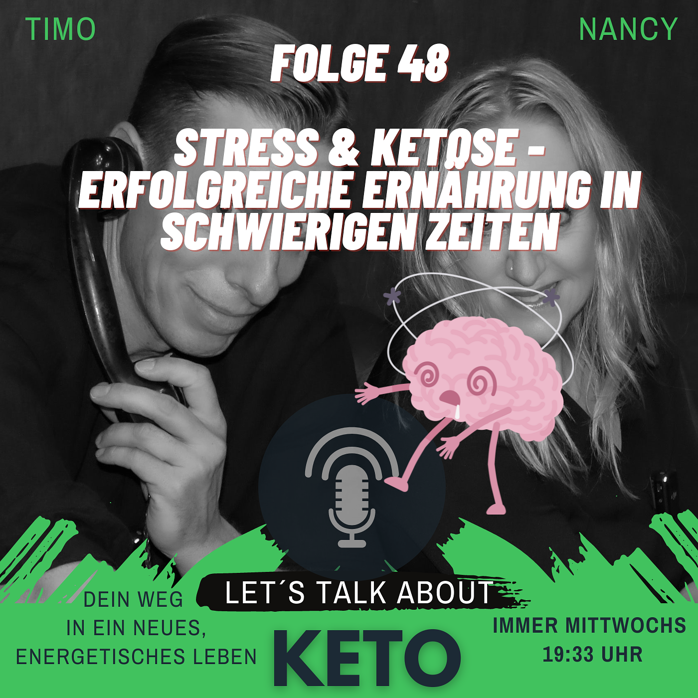 #048 lets talk about Keto - Stress & Ketose - Erfolgreiche Ernährung in schwierigen Zeiten episode artwork