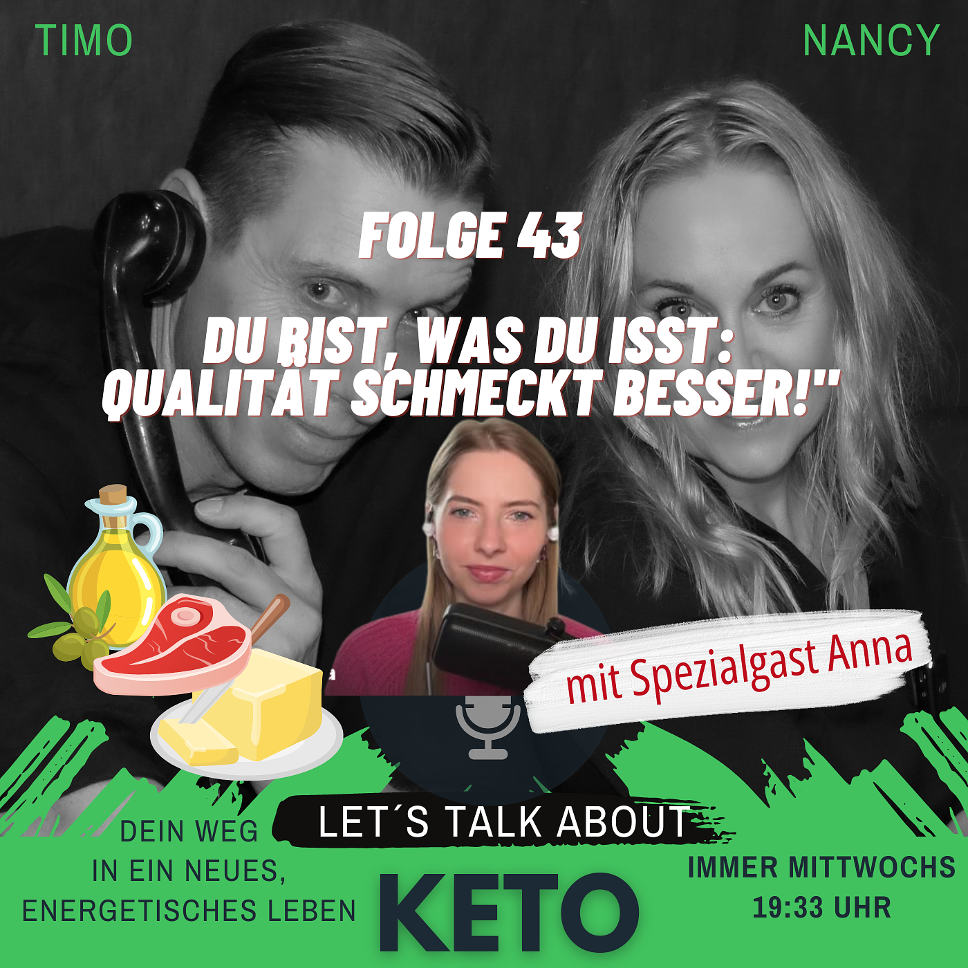 #043 lets talk about Keto - Keto-Geheimnisse enthüllt: Hochwertige Lebensmittel für deine Diät episode artwork