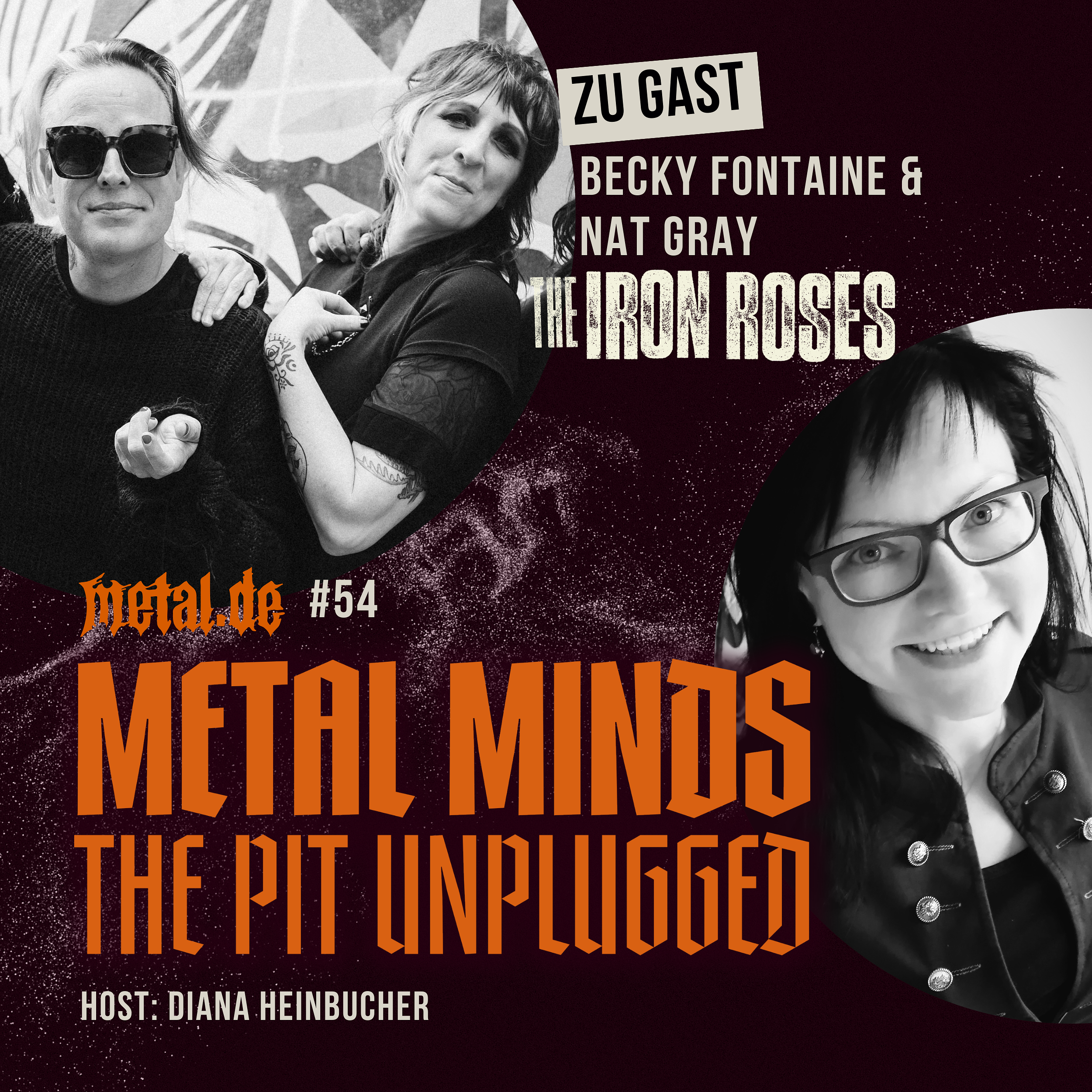 Metal Minds #54 The Iron Roses "Molotov Nights" episode artwork