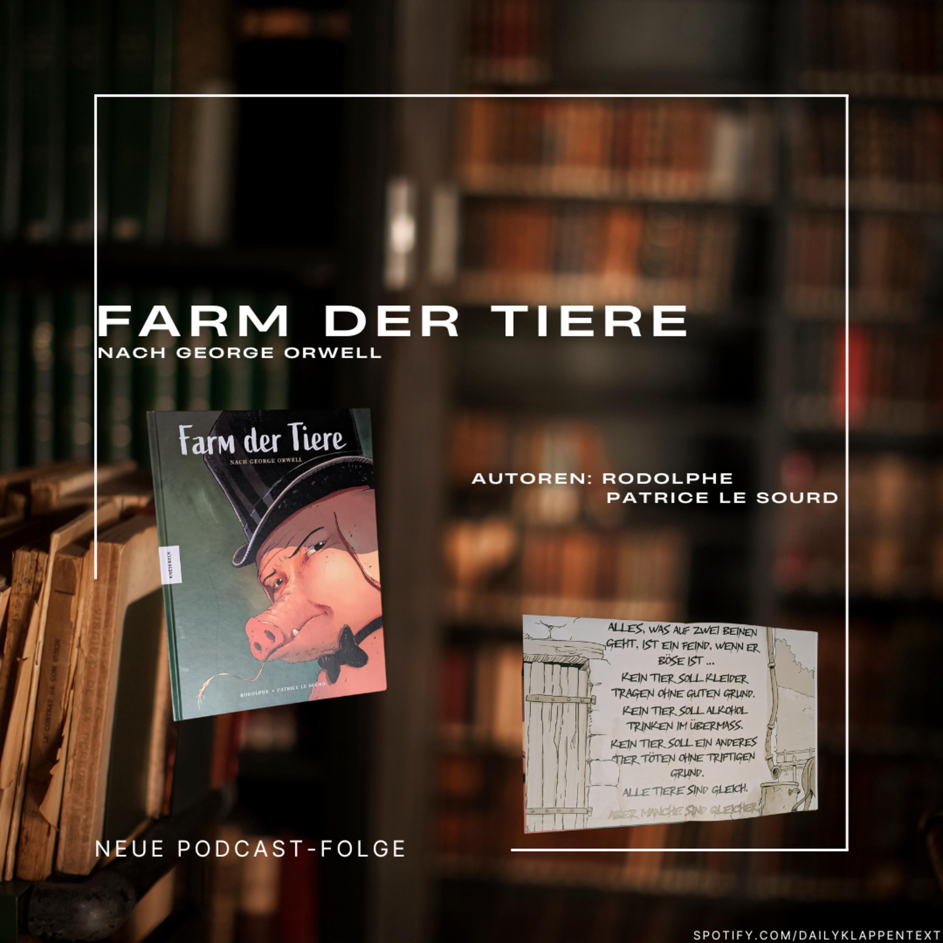 Folge 110: Farm der Tiere | Graphic Novel episode artwork