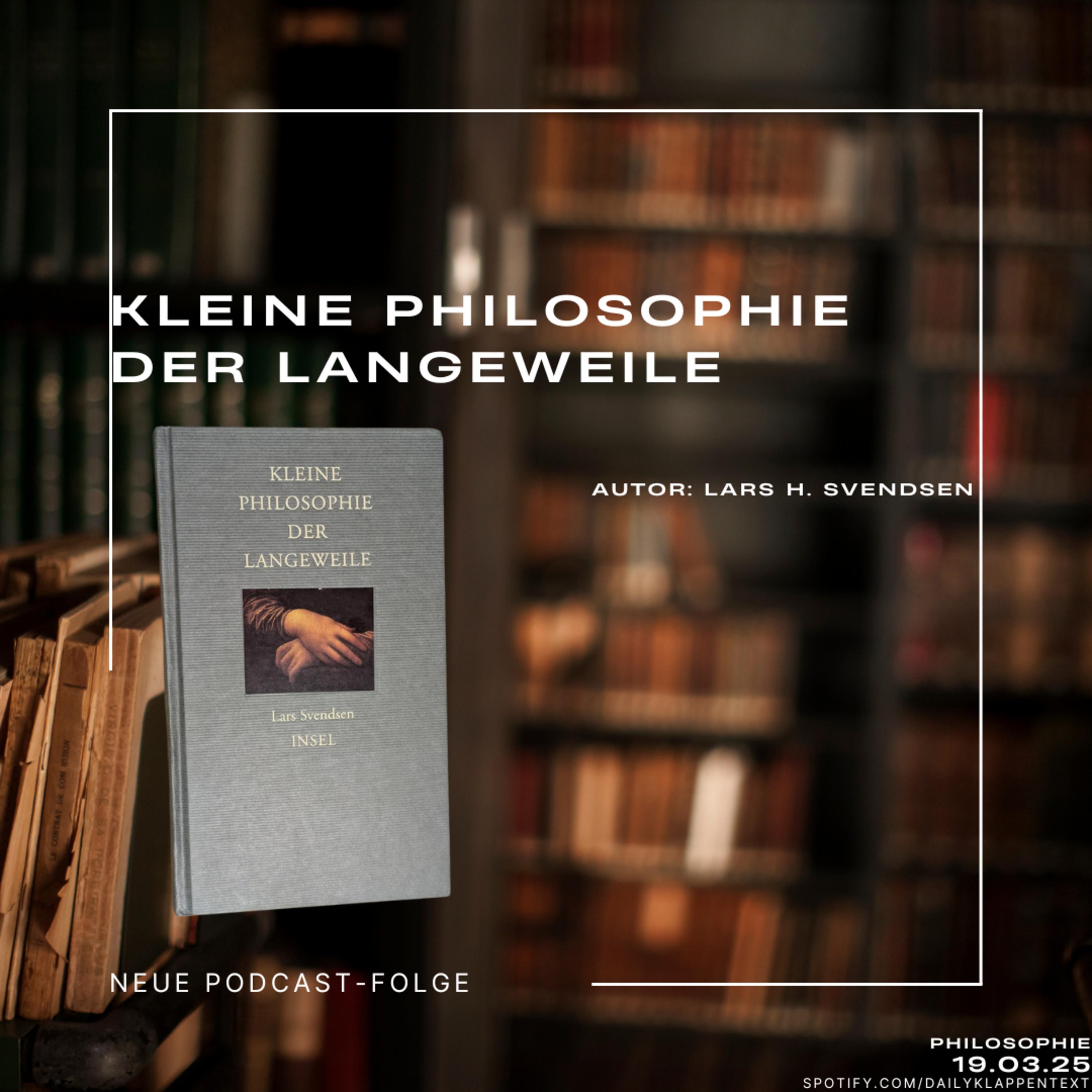 Folge 125: Kleine Philosophie der Langeweile | Philosophie | Sachbuch episode artwork
