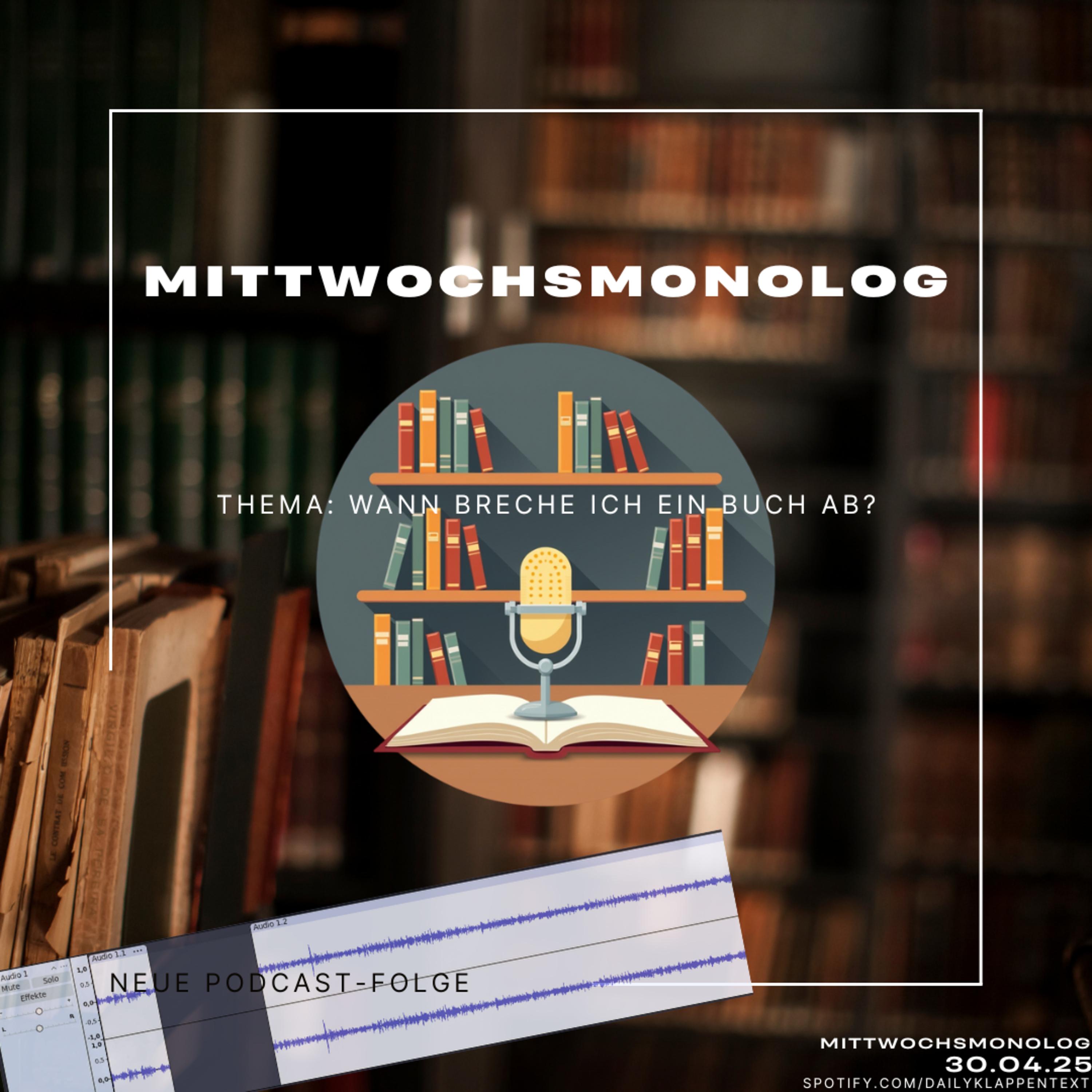 Folge 160: Mittwochsmonolog: Warum ich Bücher abbreche? | Monolog episode artwork