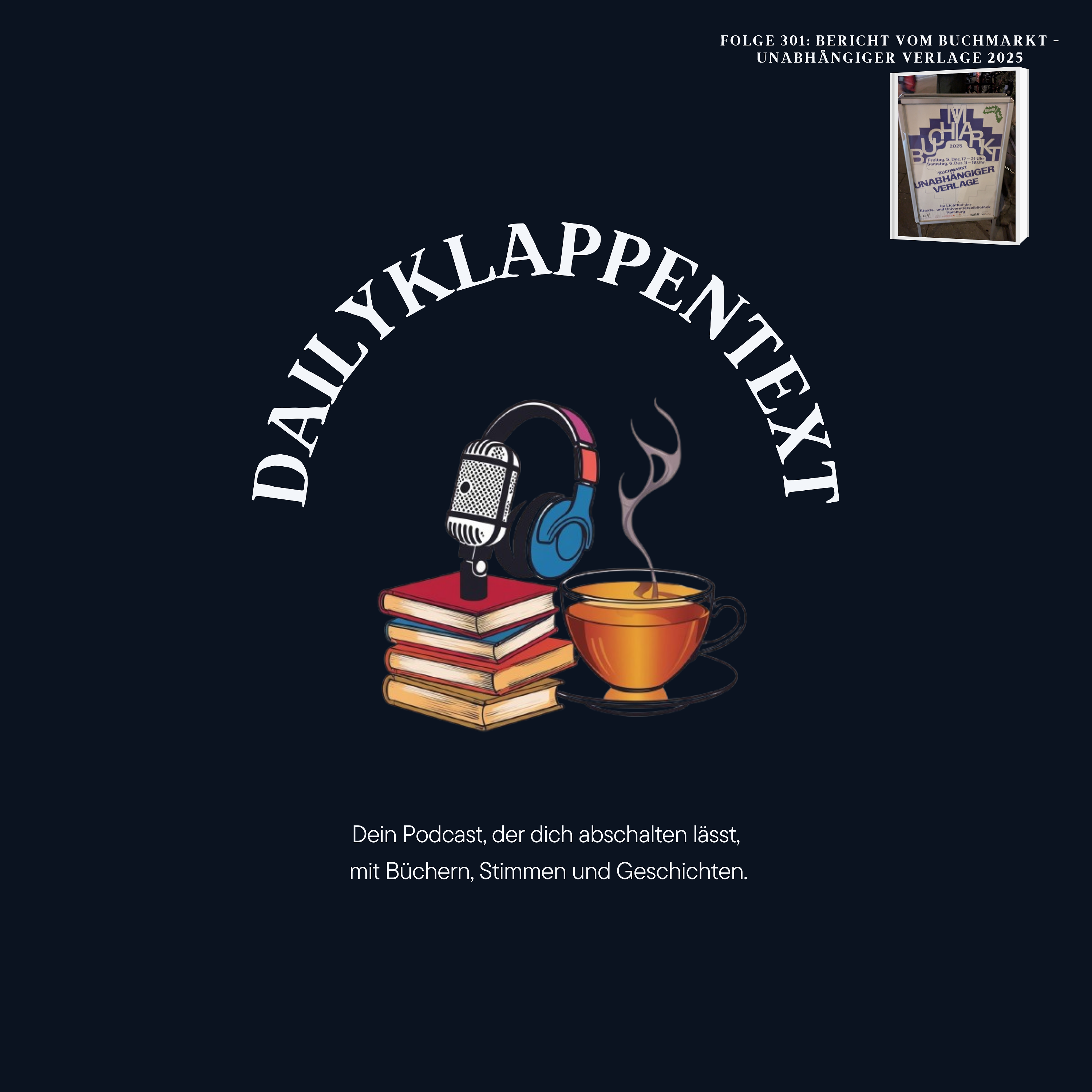 Folge 301: Kurzbericht vom Buchmarkt LuV Hamburg | Bericht episode artwork