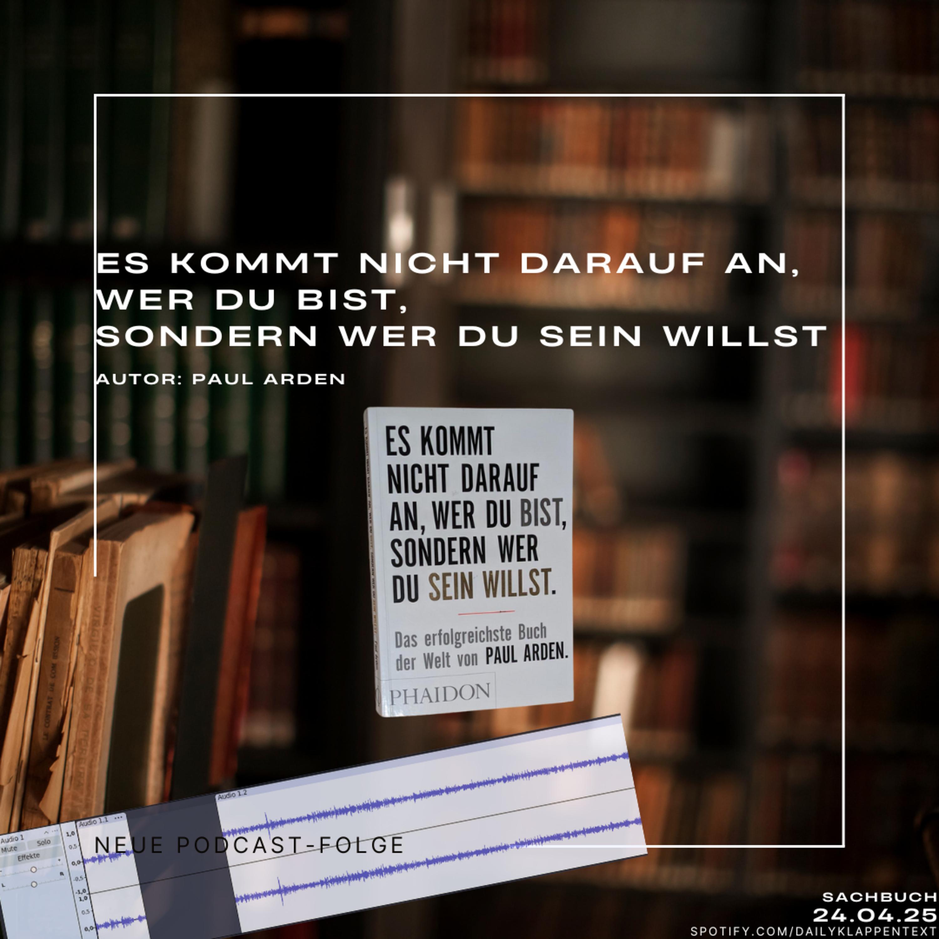 Folge 155: Es kommt nicht darauf an, wer du bist, sondern wer du sein willst | Sachbuch episode artwork