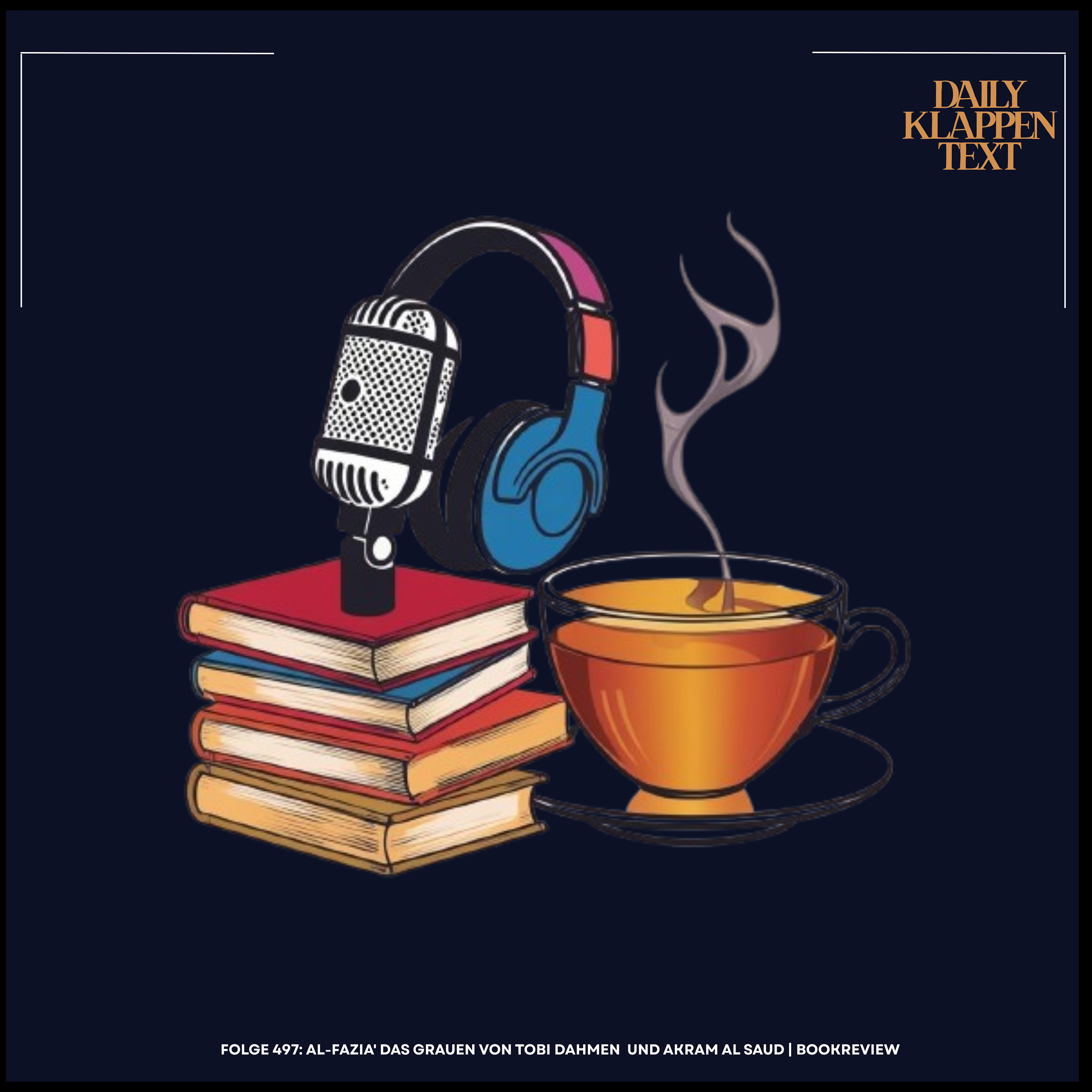 Folge 497: "Al-Fazia' Das Grauen" von Tobi Dahmen und Akram Al Saud | Bookreview episode artwork