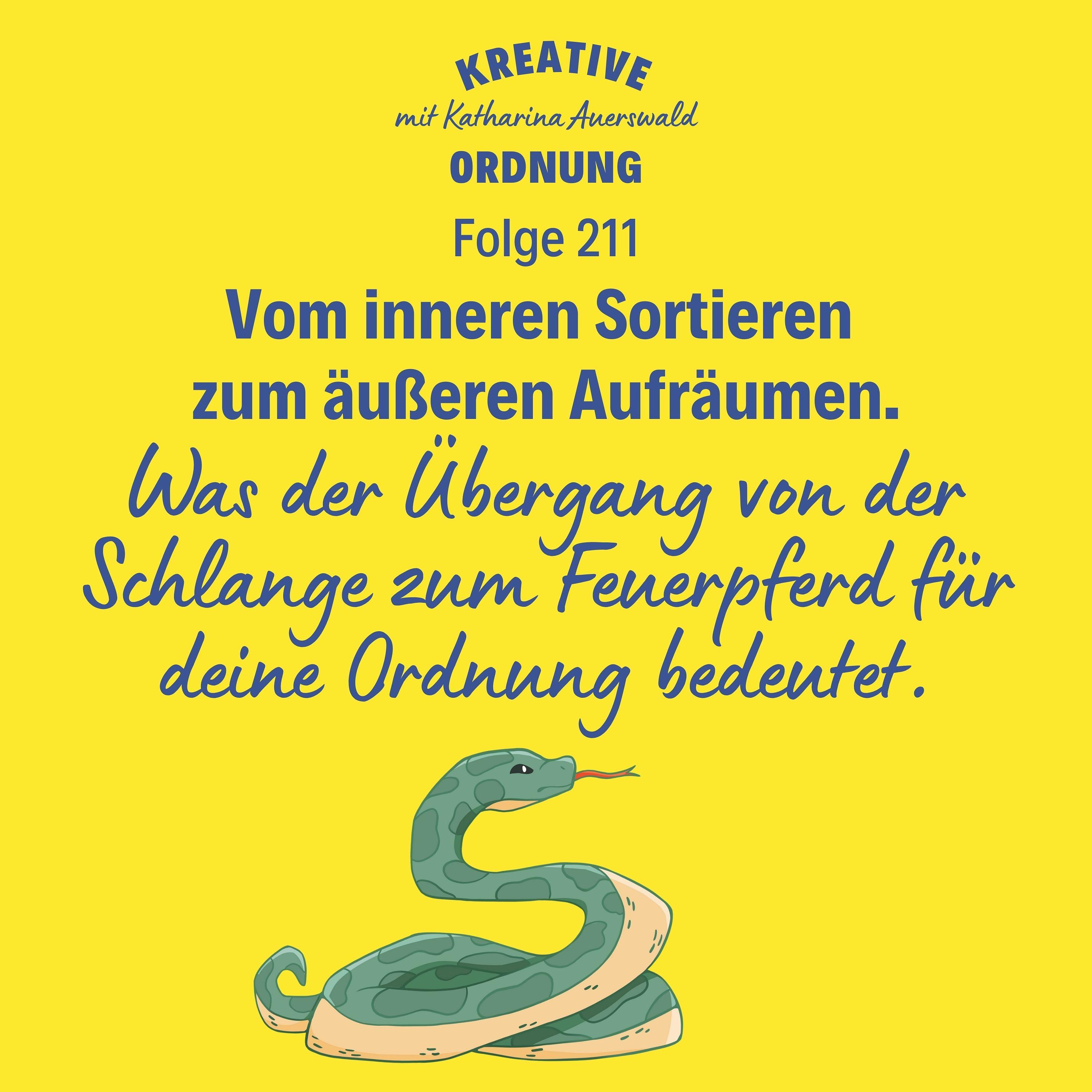 Vom inneren Sortieren zum äußeren Aufräumen (Episode 211)