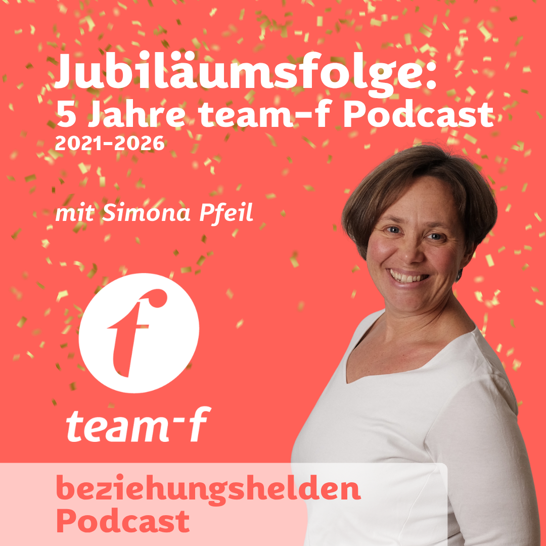 195  - Jubiläumsfolge: 5 Jahre team-f Podcast episode artwork