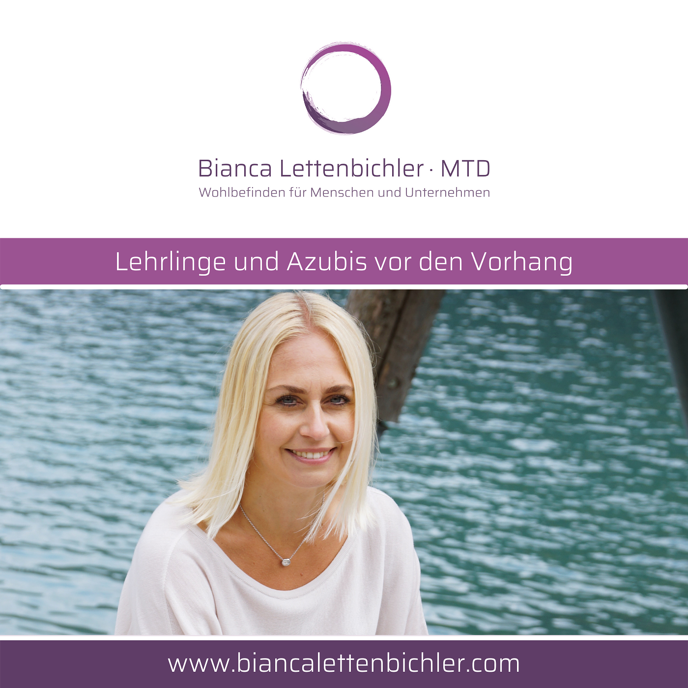 Lehrlinge und Azubis vor den Vorhang