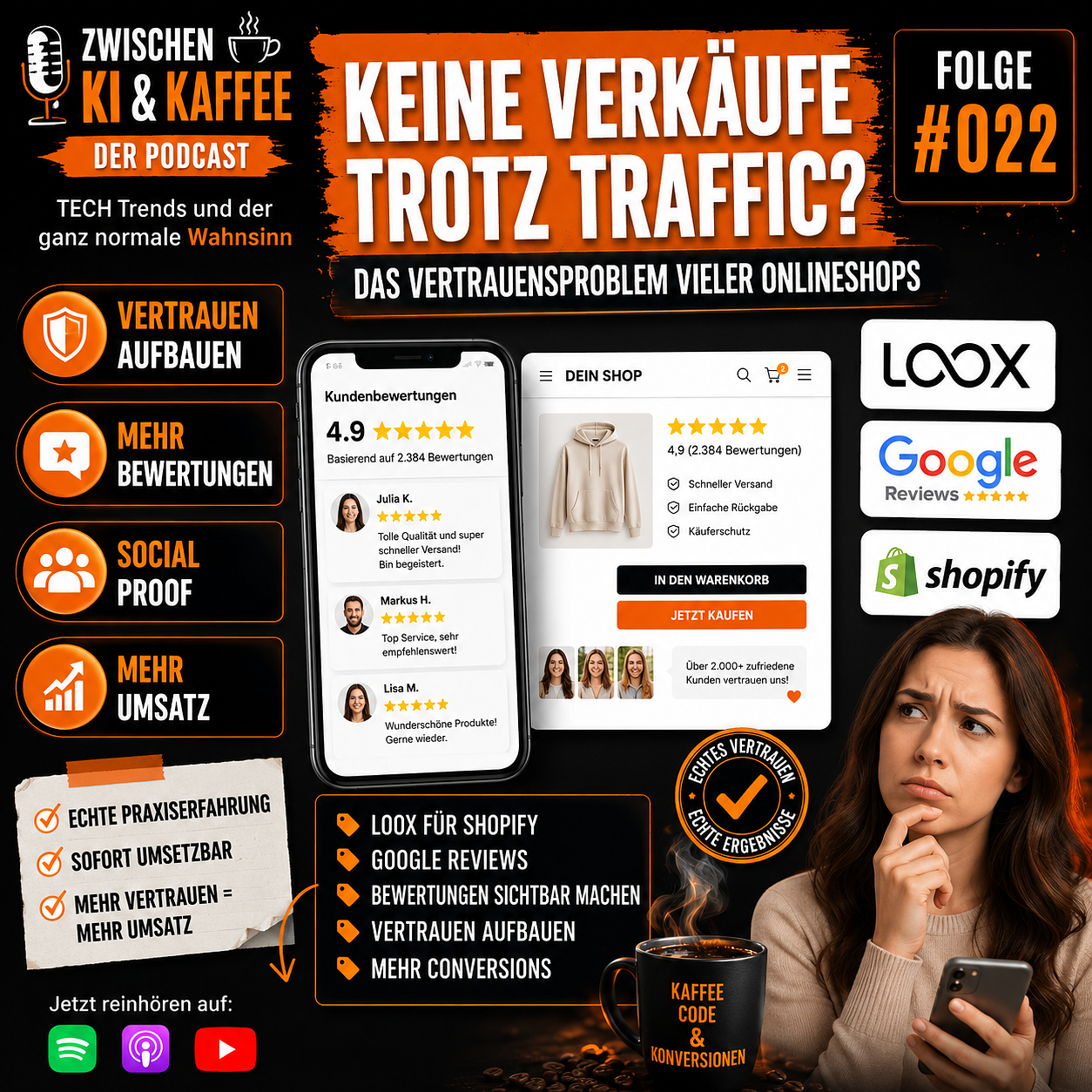 Keine Verkäufe trotz Traffic? – Das Vertrauensproblem vieler Onlineshops episode artwork