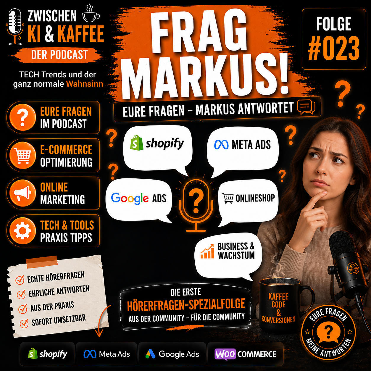 Eure Fragen, Markus antwortet – Die erste Hörerfragen-Spezialfolge episode artwork