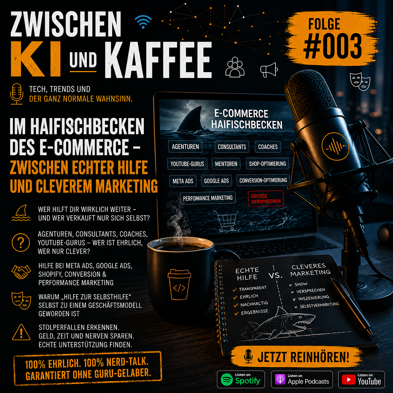 Im Haifischbecken des E-Commerce – Zwischen echter Hilfe und cleverem Marketing episode artwork
