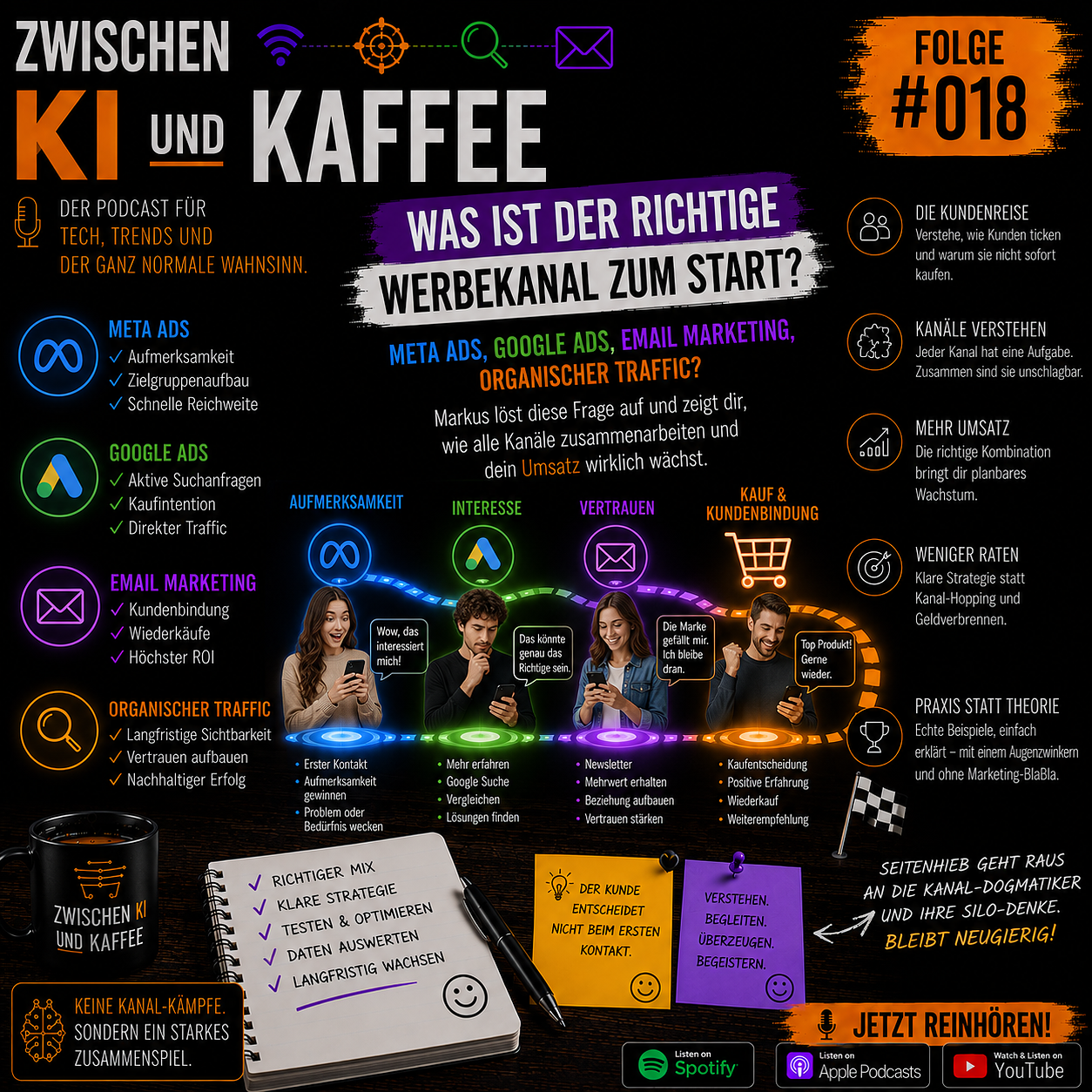 Der richtige Marketingkanal zum Start – META Ads, Google Ads oder Newsletter? episode artwork