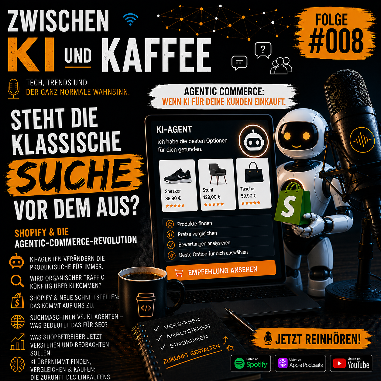 Steht die klassische Suche vor dem Aus? – Shopify & die Agentic-Commerce-Revolution episode artwork