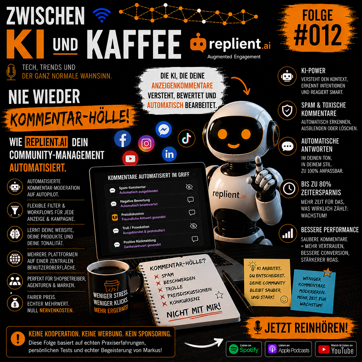 Replient.ai – Nie wieder Kommentar-Hölle unter deinen Ads episode artwork