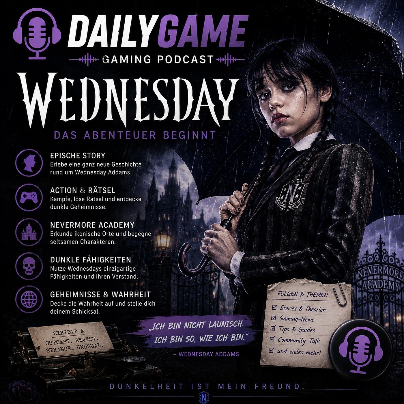 Wednesday: Eine Netflix-Serie die zu begeistern weis episode artwork