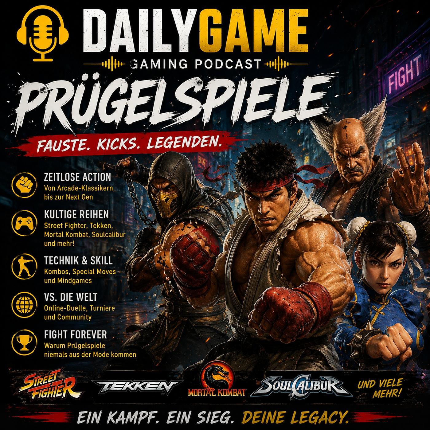 Prügelspiele: Auf den Spuren von Mortal Combat, Street Fighter und mehr! episode artwork