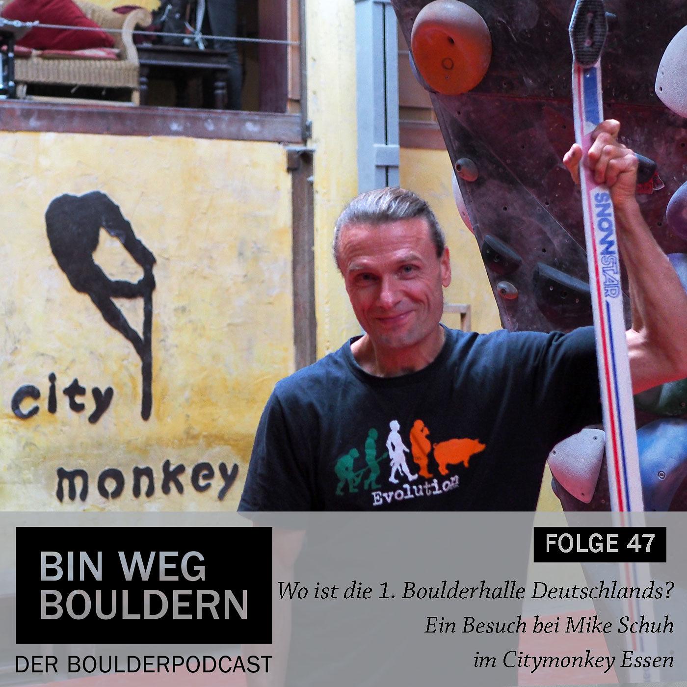 Bin weg bouldern