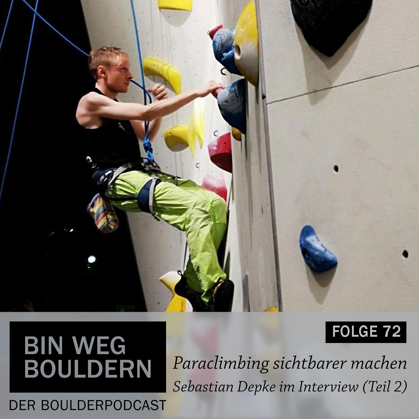 Bin weg bouldern