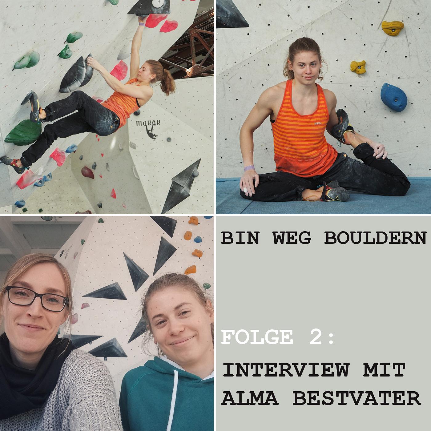 Bin weg bouldern