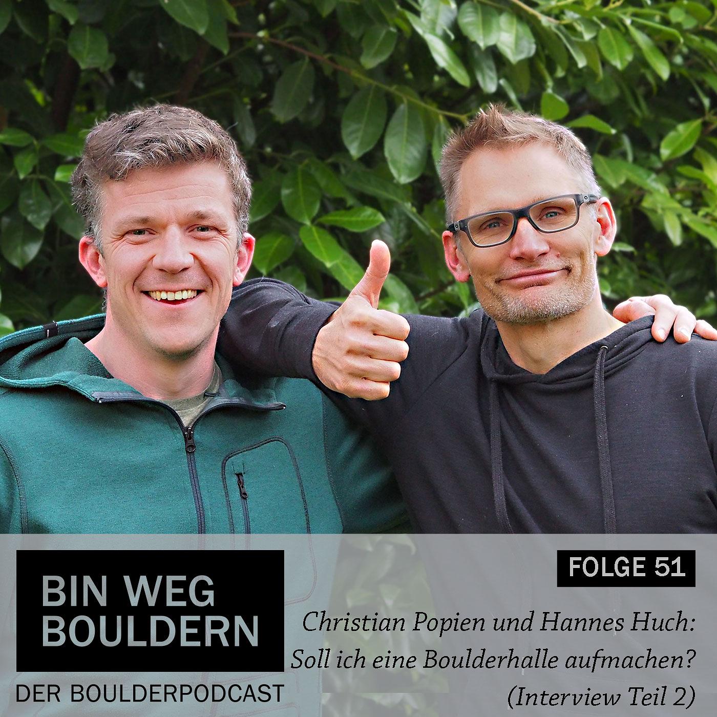 Bin weg bouldern