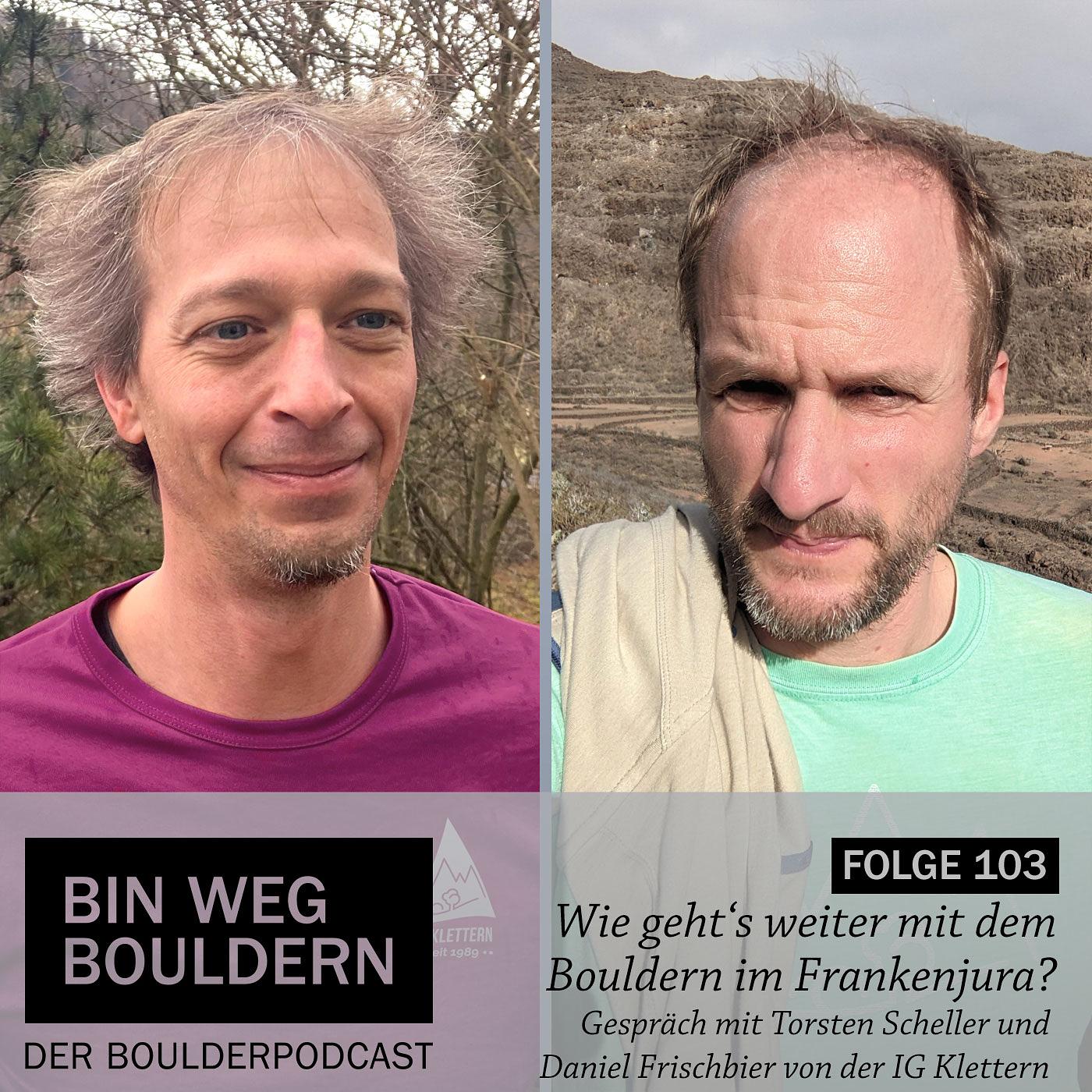 Bin weg bouldern