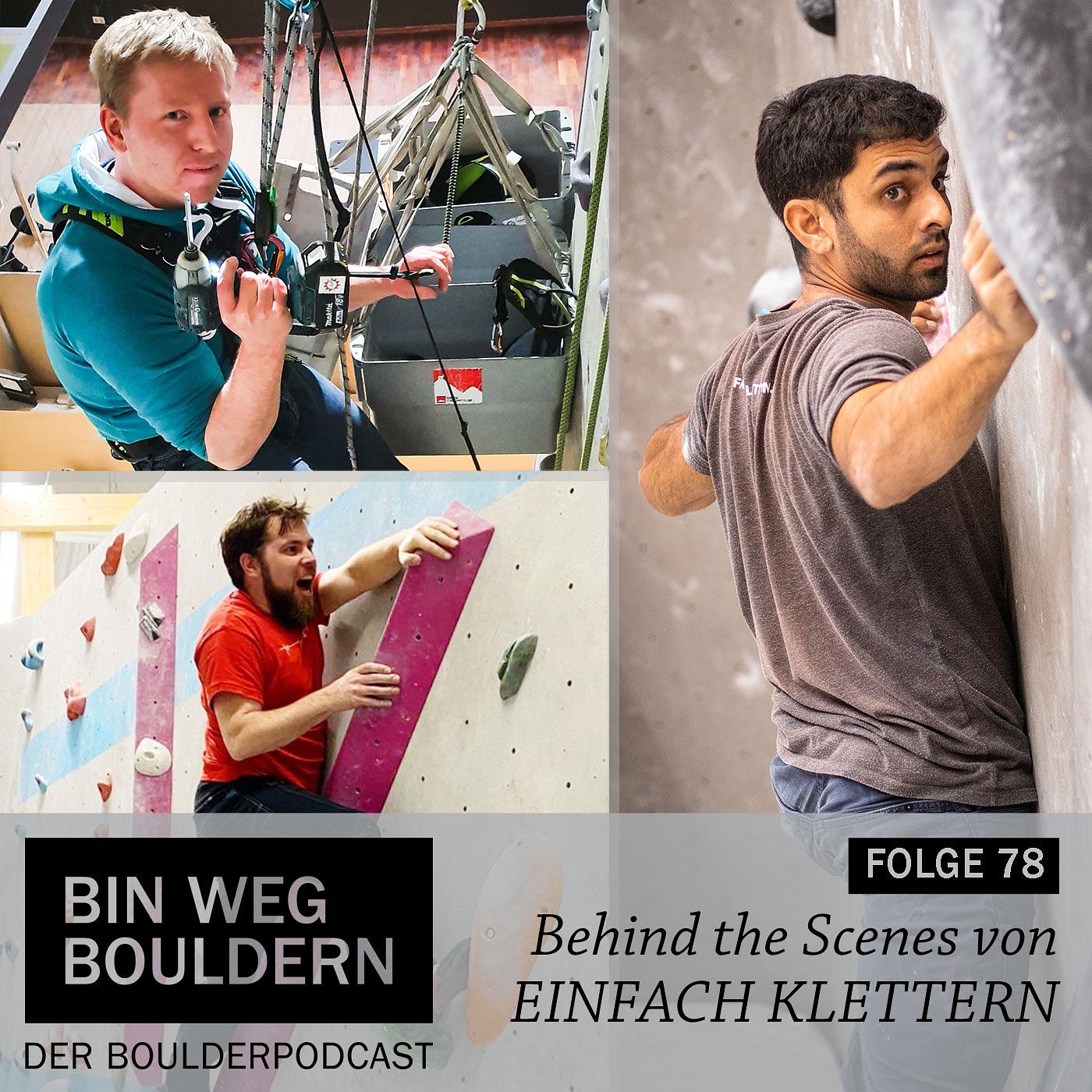 Bin weg bouldern