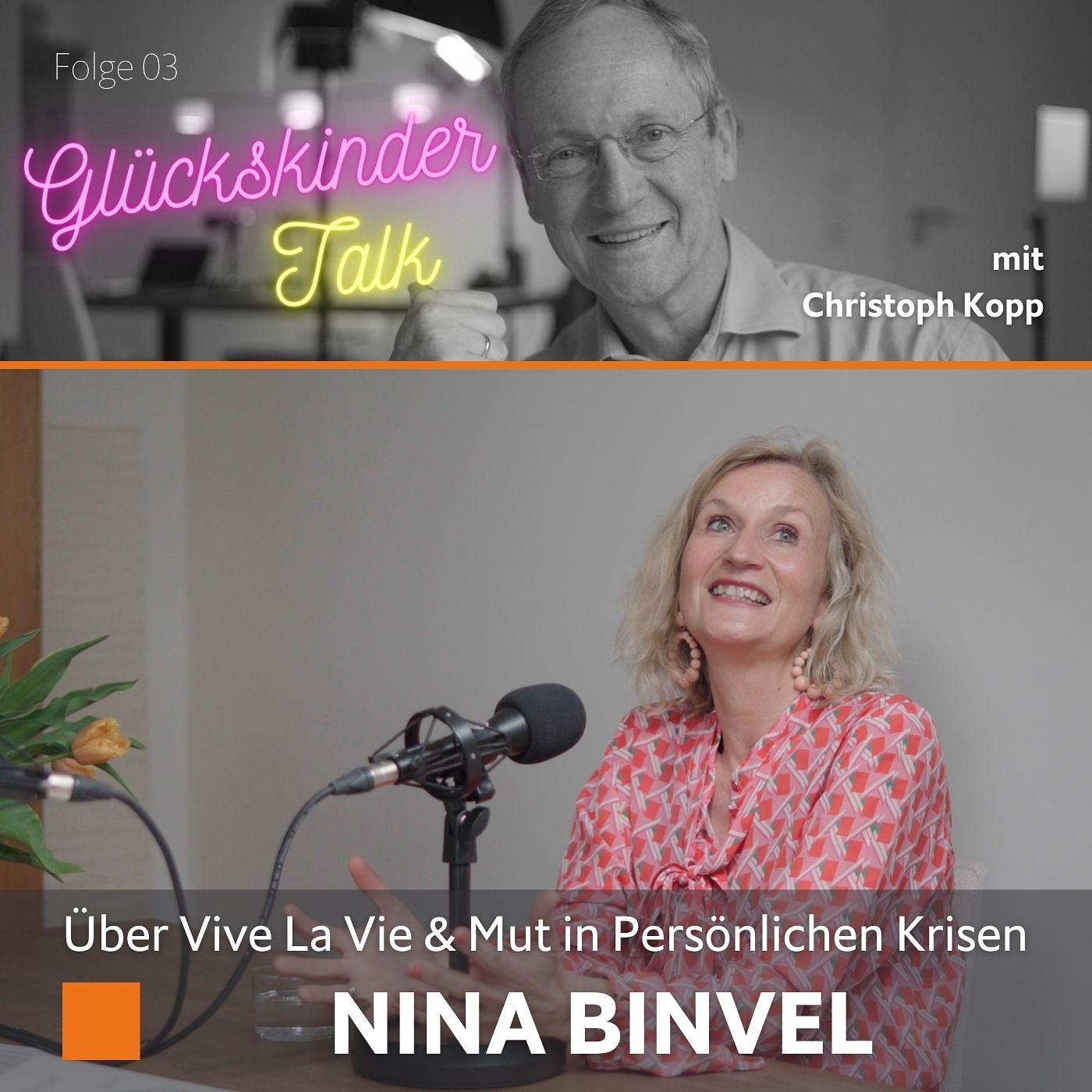 Über "Vive la Vie" und Mut in persönlichen Krisen - Nina Binvel im Glückskinder Talk episode artwork