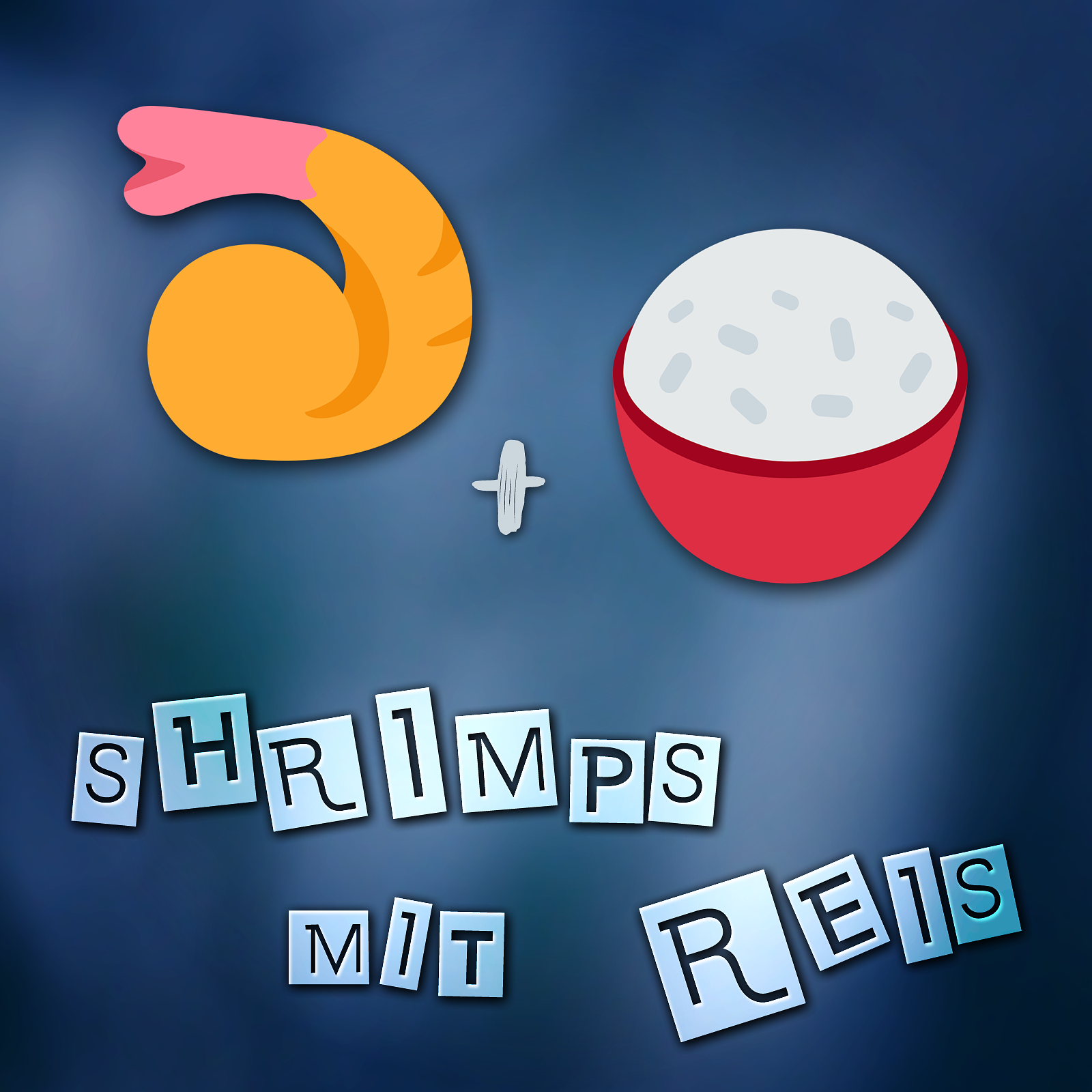 Shrimps mit Reis