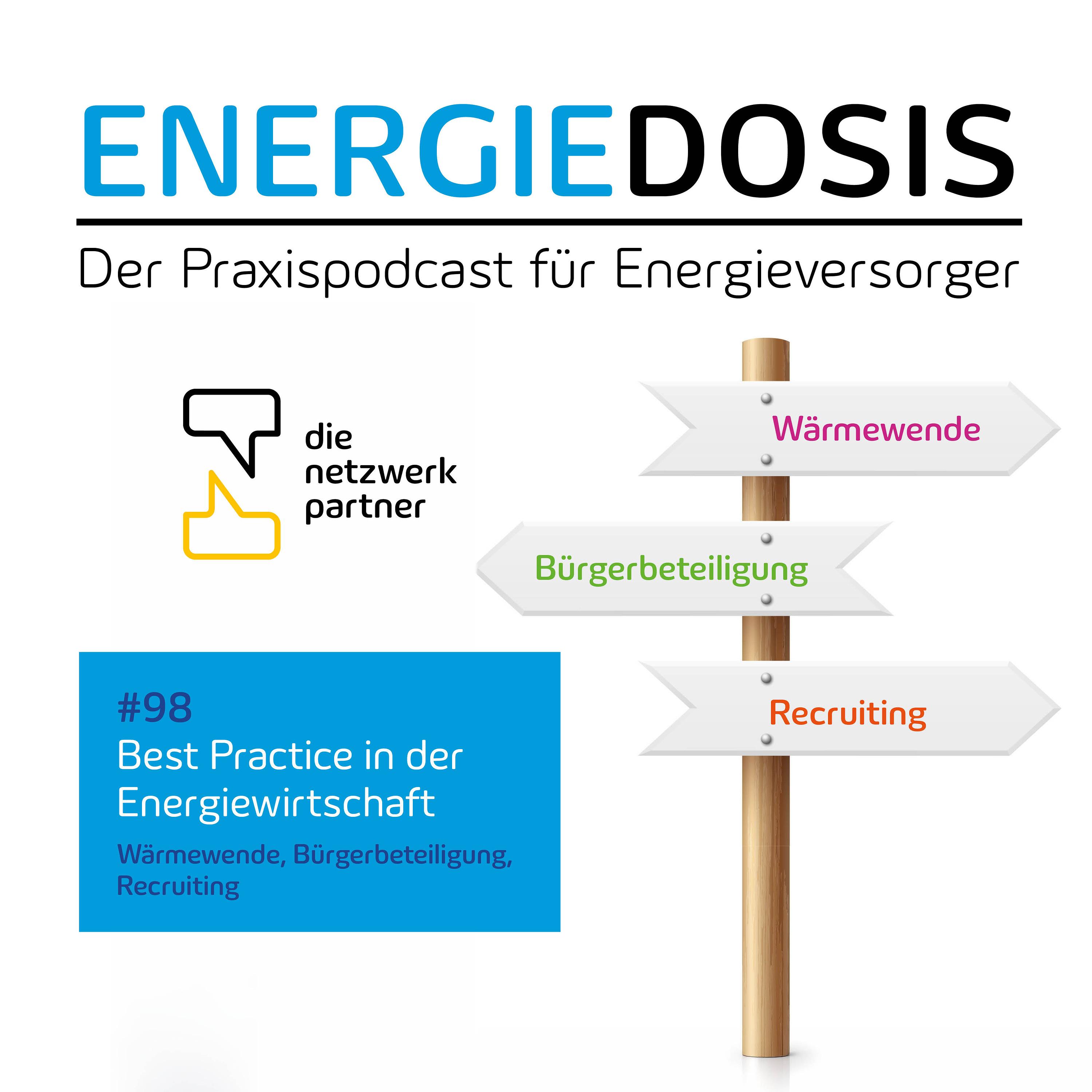 98: Best Practice in der Energiewirtschaft – Wärmewende, Bürgerbeteiligung und Recruiting episode artwork