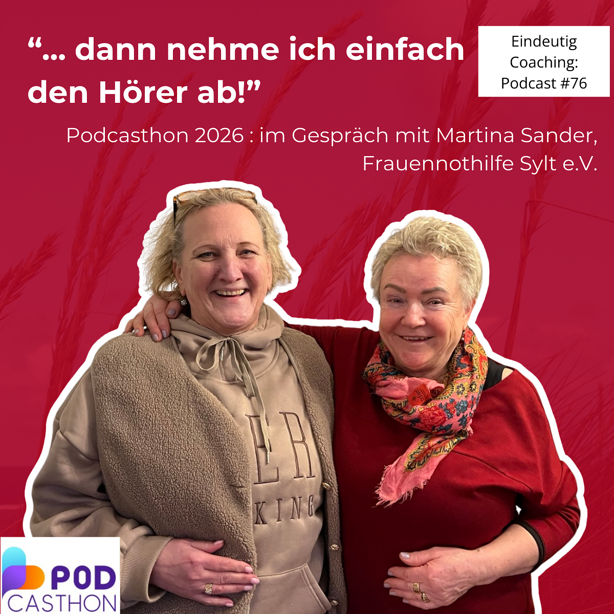 #76 Schutz und Hoffnung: Die Arbeit der Frauennothilfe Sylt e.V. episode artwork